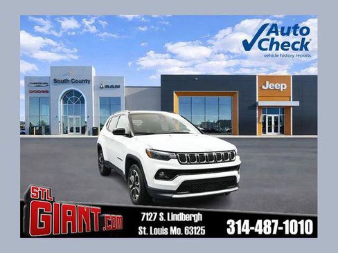 Certified 2023 Jeep Compass Limited AWD/4WD image 1