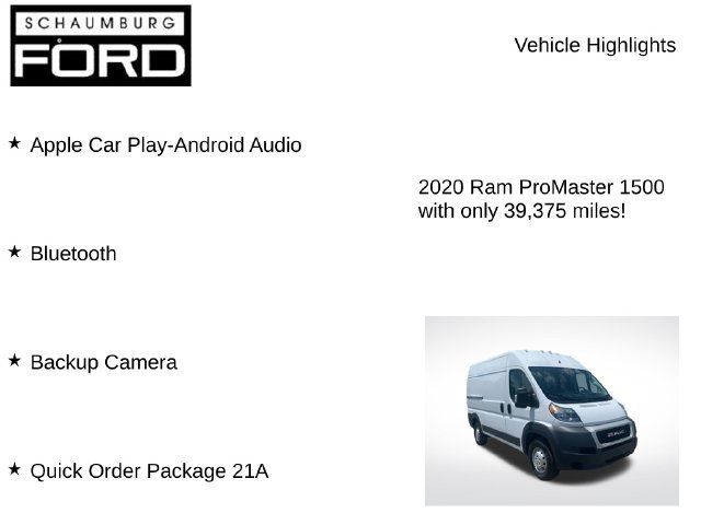 Used 2020 RAM ProMaster 1500 FWD image 8