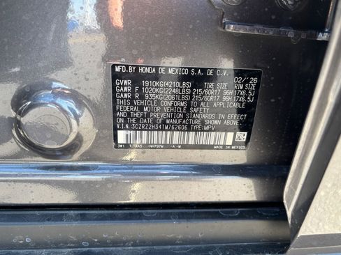 New 2026 Honda HR-V LX image 20