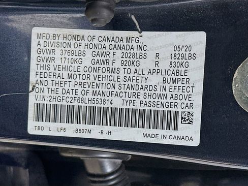 Used 2020 Honda Civic LX image 35