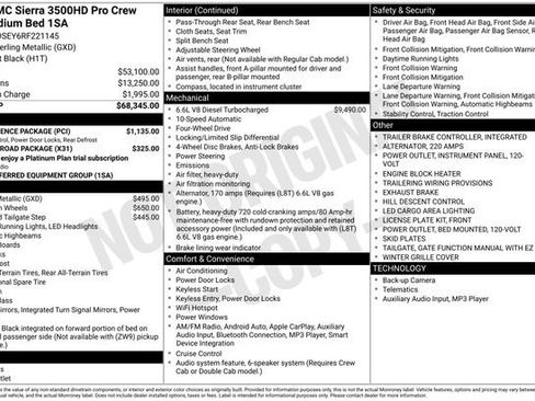 Used 2024 GMC Sierra 3500 Pro w/ Convenience Package image 3