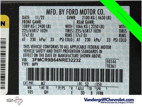Used 2022 Ford Bronco Sport Big Bend w/ Convenience Package AWD/4WD image 26