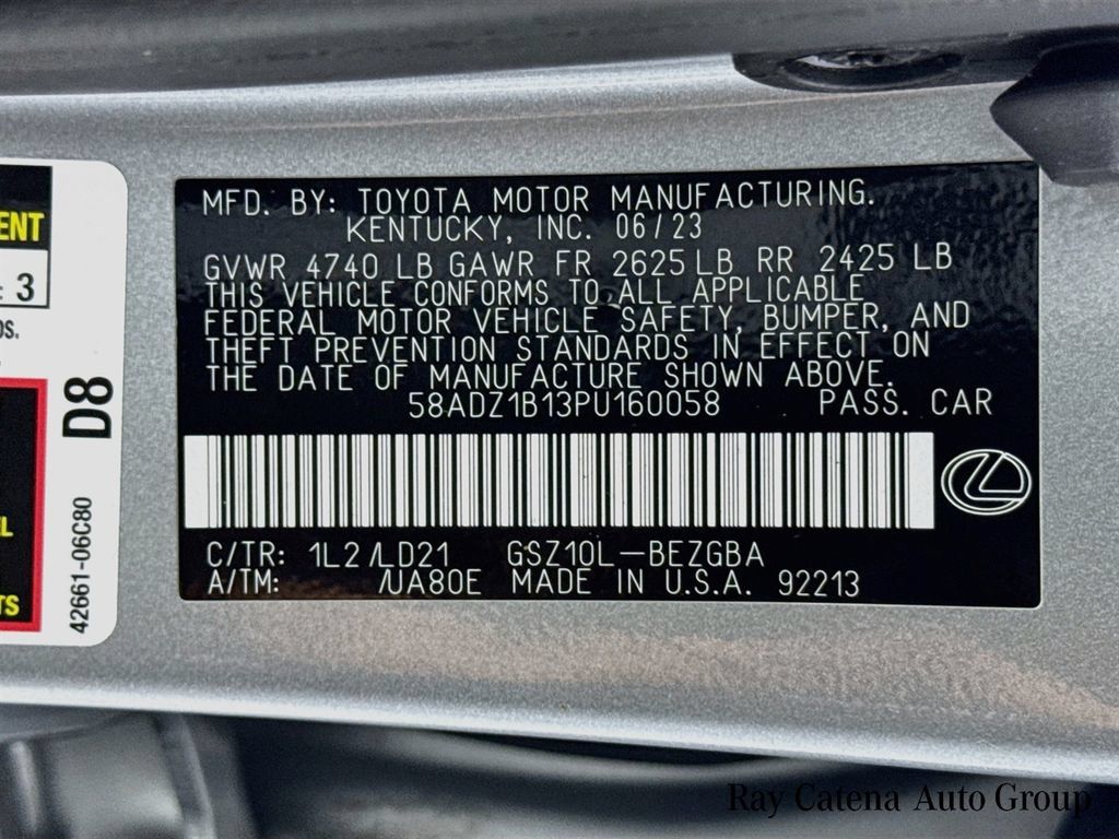 Certified 2023 Lexus ES 350 w/ Premium Package FWD image 35