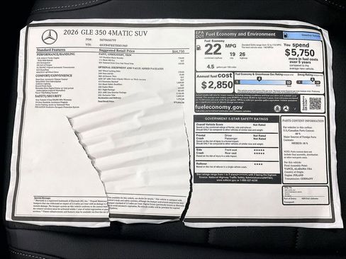 New 2026 Mercedes-Benz GLE 350 4MATIC image 19