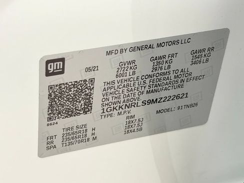 Certified 2021 GMC Acadia SLE AWD/4WD image 19