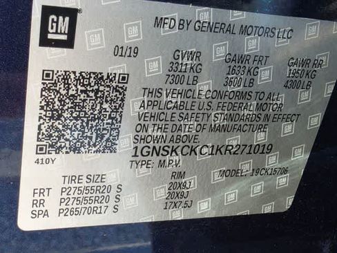 Used 2019 Chevrolet Tahoe Premier AWD/4WD image 9