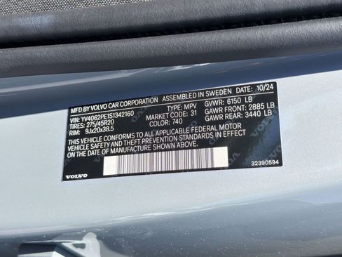 Certified 2025 Volvo XC90 B6 Plus AWD/4WD image 20