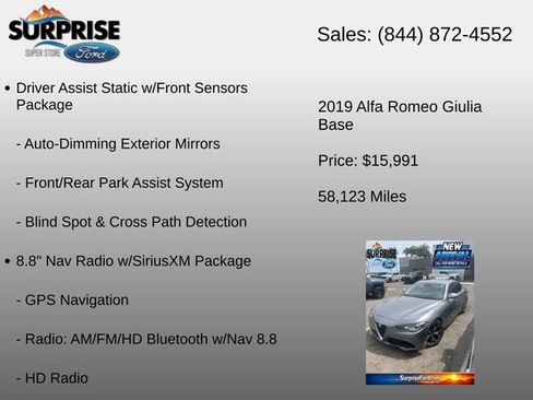 Used 2019 Alfa Romeo Giulia RWD image 6