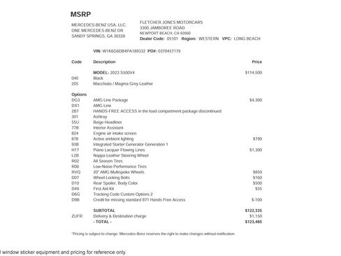 Certified 2023 Mercedes-Benz S 500 4MATIC image 2