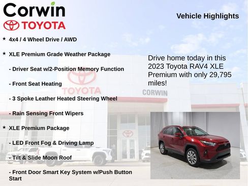 Used 2023 Toyota RAV4 XLE Premium AWD/4WD image 7