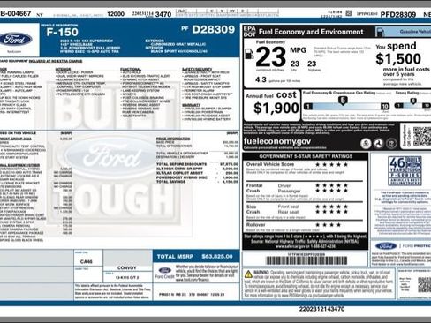 Used 2023 Ford F150 XLT w/ Equipment Group 302A High image 33