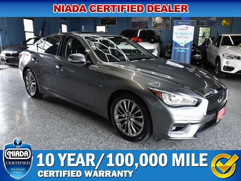 Used 2019 INFINITI Q50 Luxe w/ Essential Package (3.0T Luxe) AWD/4WD image 1