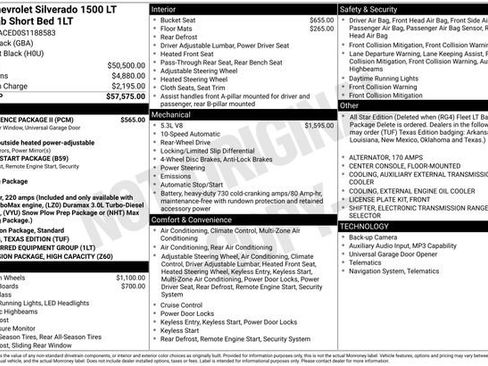 Certified 2025 Chevrolet Silverado 1500 LT w/ Convenience Package II RWD image 33