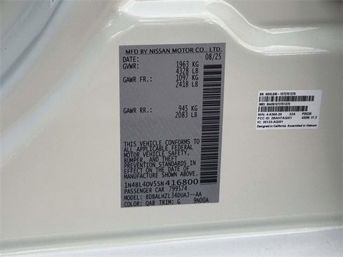 New 2025 Nissan Altima 2.5 SV w/ SV Premium Package image 25