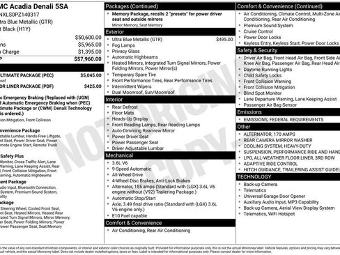 Used 2023 GMC Acadia Denali w/ Denali Ultimate Package image 4