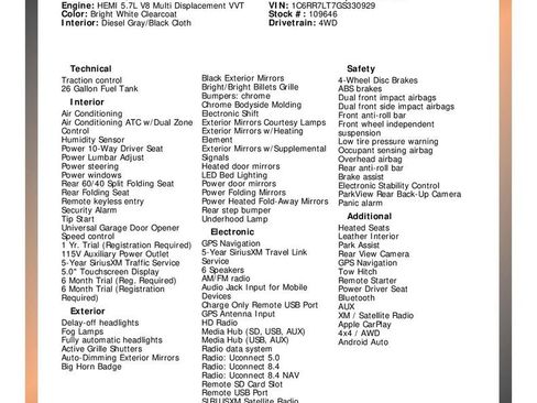 Used 2016 RAM 1500 Big Horn image 36