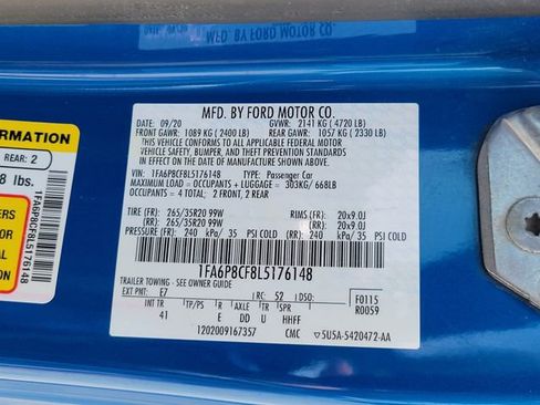 Used 2020 Ford Mustang GT Premium RWD image 17