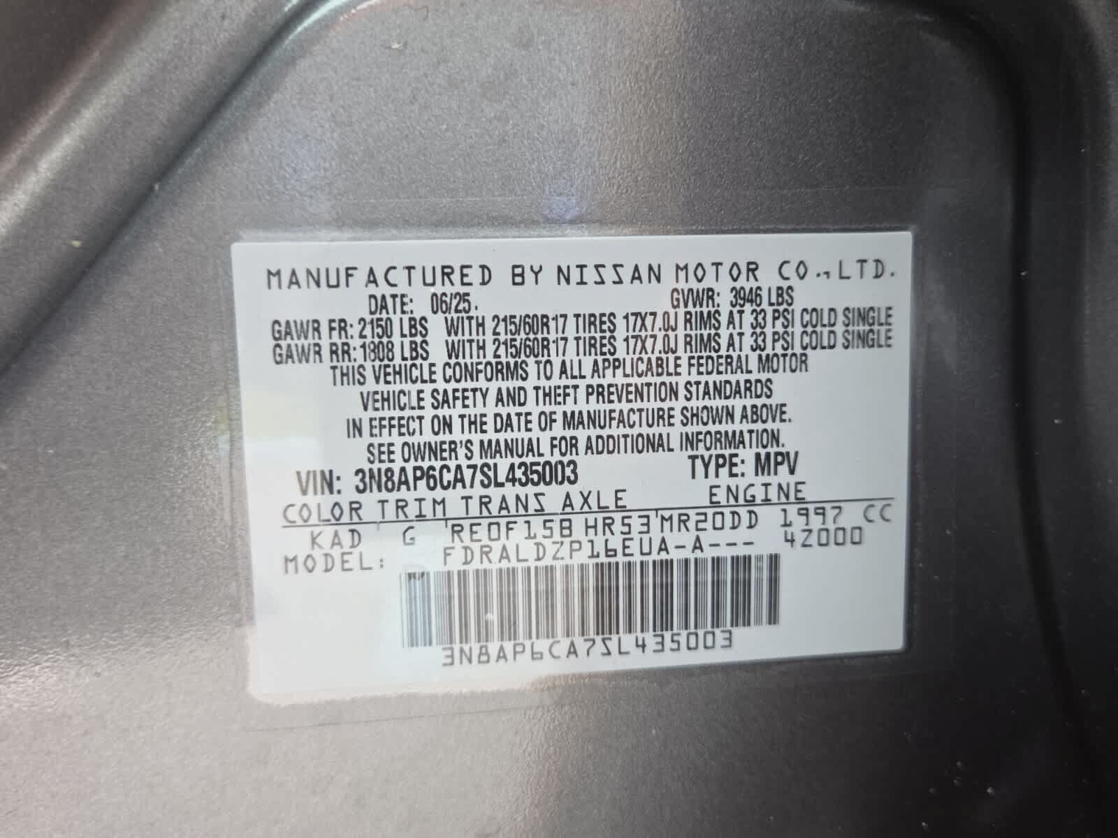 Used 2025 Nissan Kicks SV FWD image 7