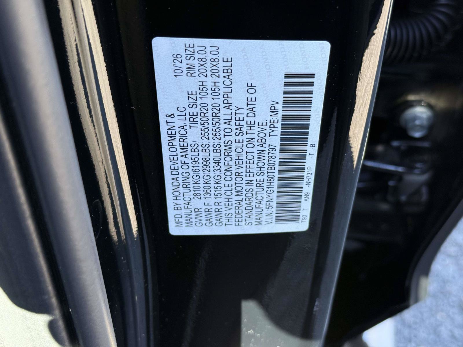 New 2026 Honda Pilot Elite image 20
