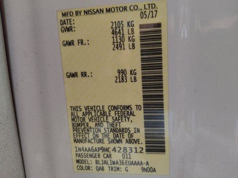 Used 2017 Nissan Maxima SR w/ Midnight Edition FWD image 33