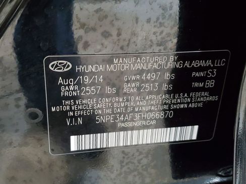 Used 2015 Hyundai Sonata Limited w/ Option Group 06 image 41