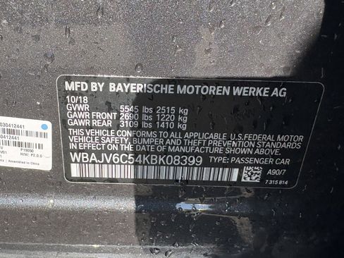 Used 2019 BMW 640i Gran Turismo xDrive 640i xDrive w/ Luxury Seating Package image 35