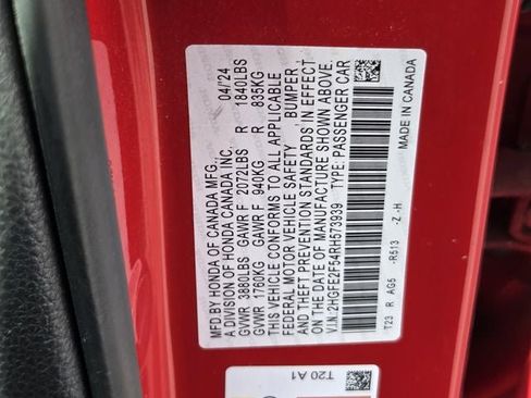 Certified 2024 Honda Civic Sport image 32