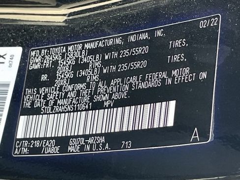 Used 2022 Toyota Highlander XSE FWD image 30