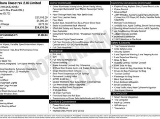 Used 2019 Subaru Crosstrek 2.0i Limited w/ Moonroof Package video 2