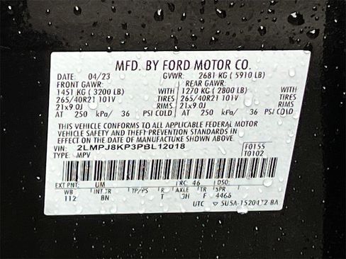 Used 2023 Lincoln Nautilus Reserve w/ Equipment Group 201A image 34