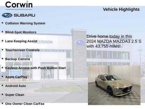 Used 2024 MAZDA MAZDA3 s image 6