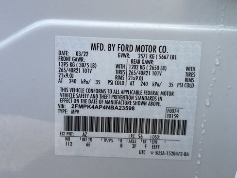 Used 2022 Ford Edge ST w/ Equipment Group 401A image 33