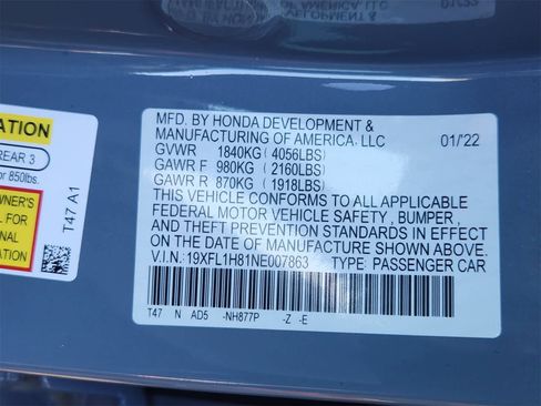 Used 2022 Honda Civic Sport Touring image 33