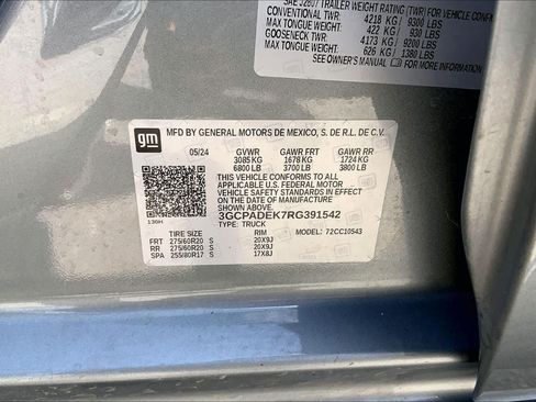 Certified 2024 Chevrolet Silverado 1500 RST w/ Protection Package RWD image 69