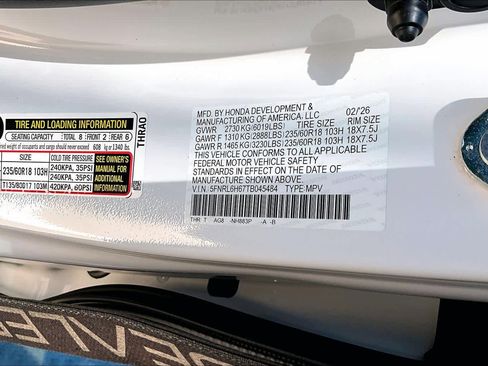 New 2026 Honda Odyssey EX-L image 22