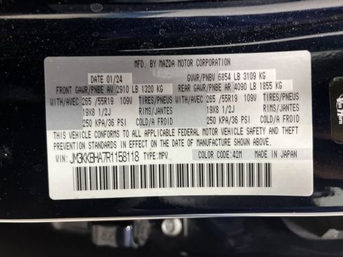 Used 2024 MAZDA CX-90 Plug-In Hybrid w/ Preferred image 40