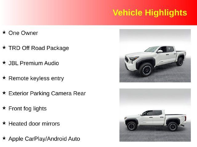 Used 2025 Toyota Tacoma TRD Off-Road AWD/4WD image 3
