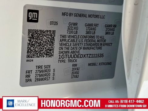 Used 2026 GMC Sierra 1500 SLT w/ SLT Premium Package AWD/4WD image 35