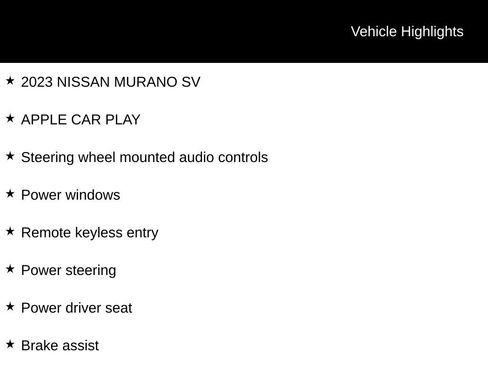 Certified 2023 Nissan Murano SV AWD/4WD image 6