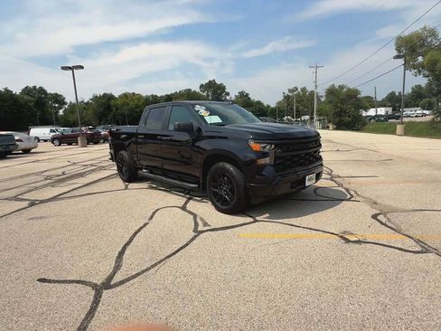 Certified 2024 Chevrolet Silverado 1500 Custom w/ Turbomax Blackout Package AWD/4WD image 2