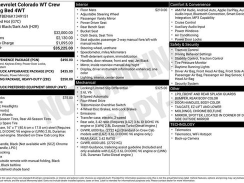 Used 2019 Chevrolet Colorado W/T w/ WT Convenience Package AWD/4WD image 31