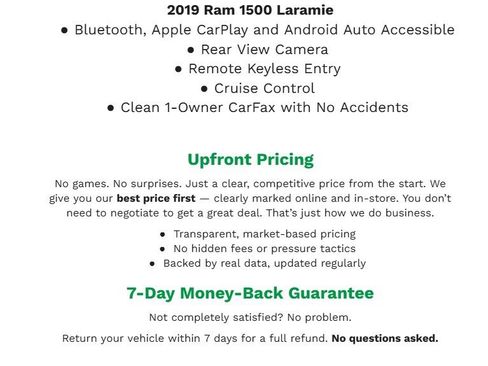 Used 2019 RAM 1500 Laramie w/ Sport Appearance Package image 2