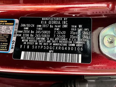 Used 2024 Kia Telluride SX Prestige w/ Towing Package AWD/4WD image 44