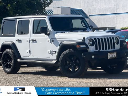 Used 2021 Jeep Wrangler Unlimited Sport image 1