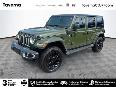 Used 2023 Jeep Wrangler Unlimited Sahara w/ Cold Weather Group AWD/4WD image 1
