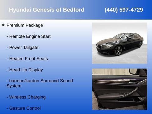 Used 2021 BMW 540i xDrive w/ Premium Package AWD/4WD image 14