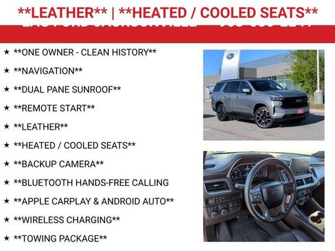 Used 2023 Chevrolet Tahoe RST w/ Luxury Package AWD/4WD image 5