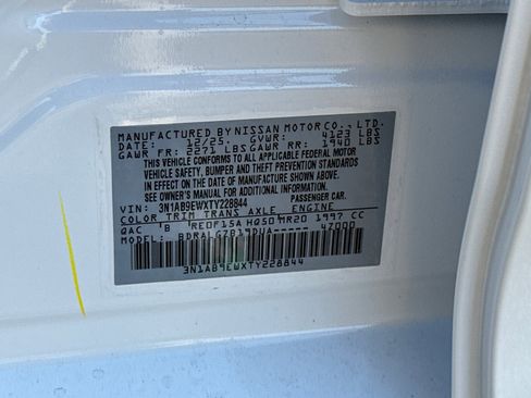 New 2026 Nissan Sentra SL w/ Floor Mat Package image 34