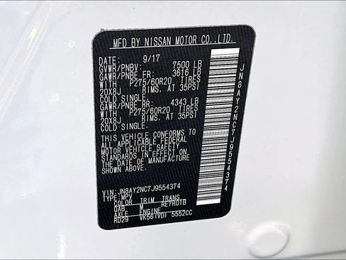 Used 2018 Nissan Armada SL w/ Premium Package image 32