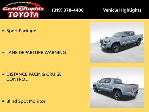 Certified 2021 Toyota Tacoma TRD Sport w/ Technology Package image 23